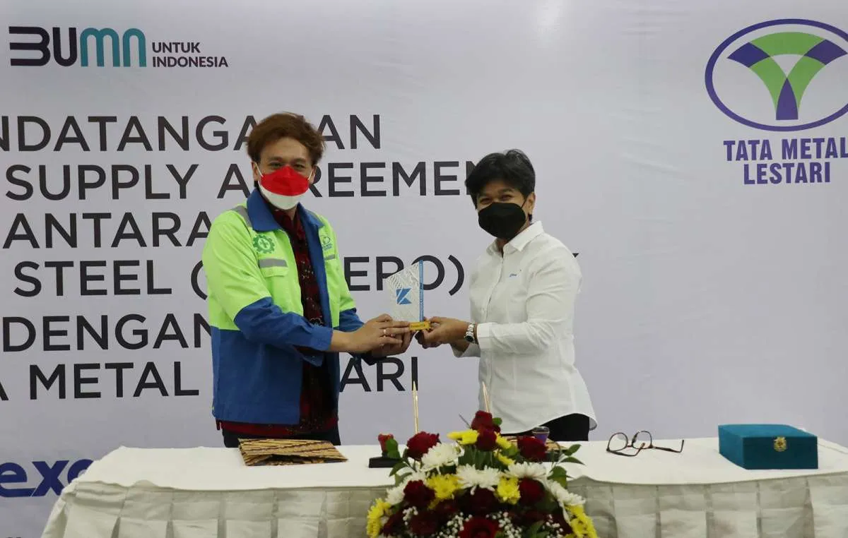 Teken Perjanjian Penjualan, Krakatau Steel (KRAS) Pasok 1,5 Juta Ton Baja pada 2022