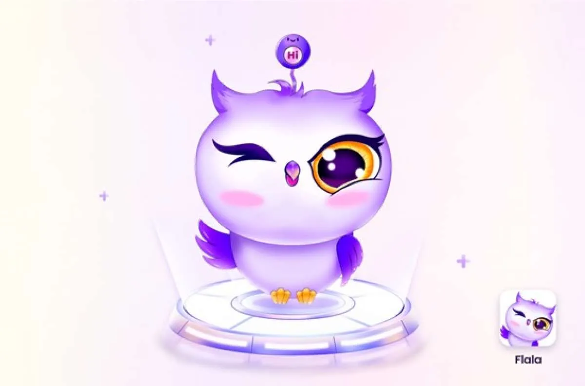 Aplikasi Obrolan Sosial Flala Perbaharui Logo