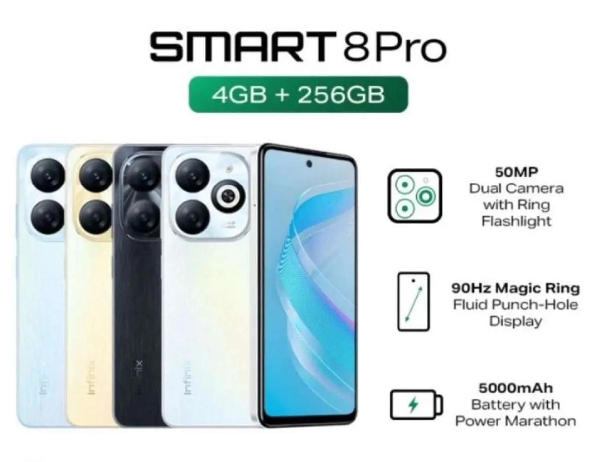 Spesifikasi & Harga Infinix Smart 8 Pro, Update Juli 2025