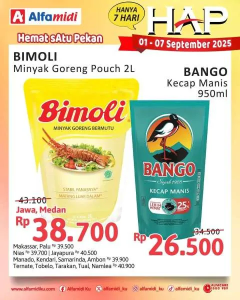 Promo Alfamidi Hemat Satu Pekan Periode 1-7 September 2025