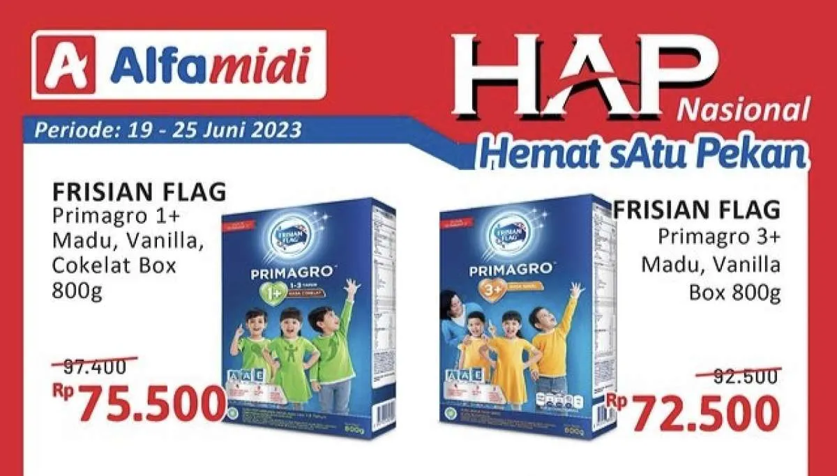 Katalog Promo Alfamidi Hemat Satu Pekan Periode 19-25 Juni 2023