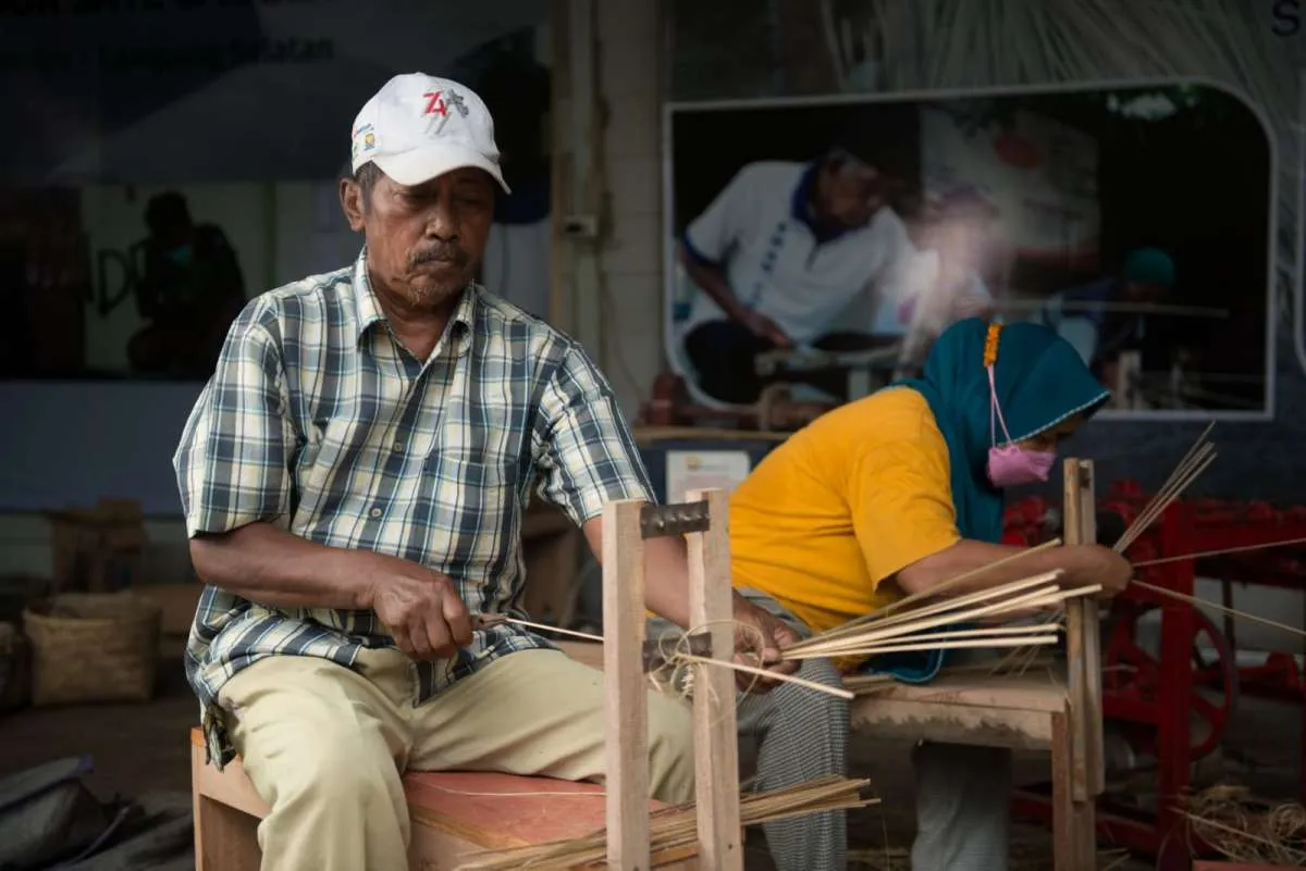 Bikin Program Budidaya dan Hilirisasi Bambu, PTBA Berdayakan Masyarakat Tarahan