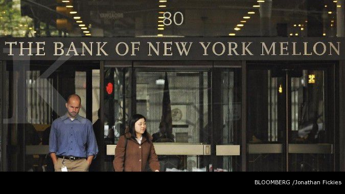 BNY Mellon setuju bayar ganti rugi US$ 598 juta