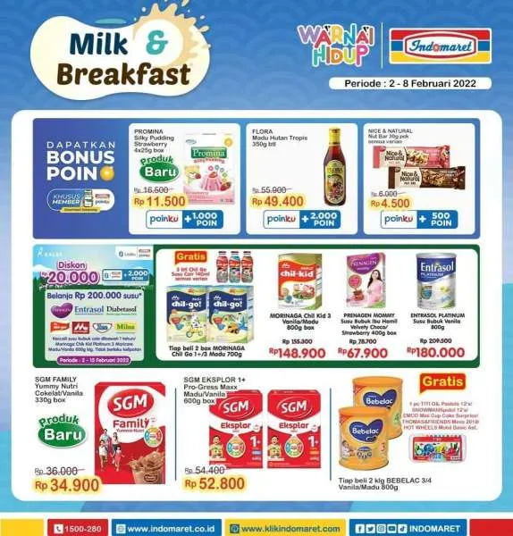 Promo Indomaret Super Hemat Periode 2-8 Februari 2022
