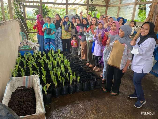 PNM Dorong Pengolahan Biogas Jadi Kompos dan Bahan Bakar di Kampung Madani Cibodas