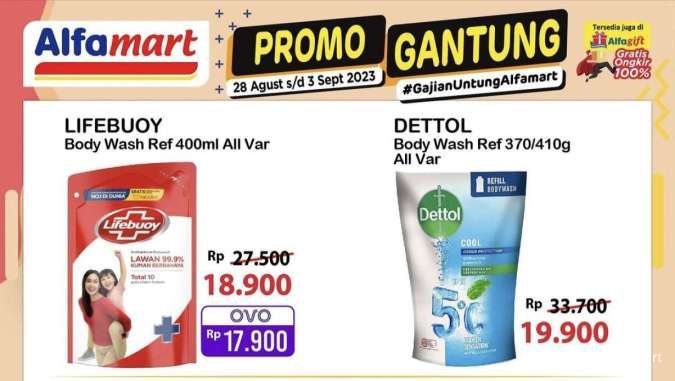 Katalog Promo Alfamart Gantung (Gajian Untung) Periode 28 Agustus-3 September 2023