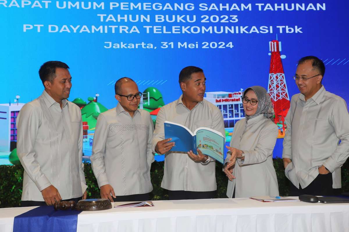 Mitratel (MTEL) Tebar Dividen Rp 1,5 Triliun dari laba Bersih 2023