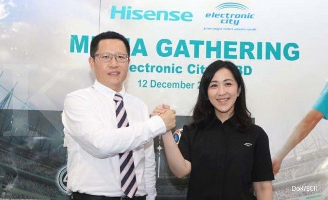 Electronic City jadi distributor resmi TV Hisense 