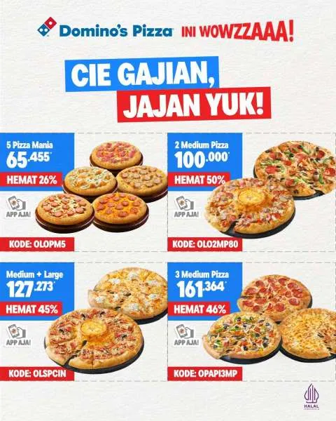 Promo Dominos Pizza Gajian Periode Juli 2025