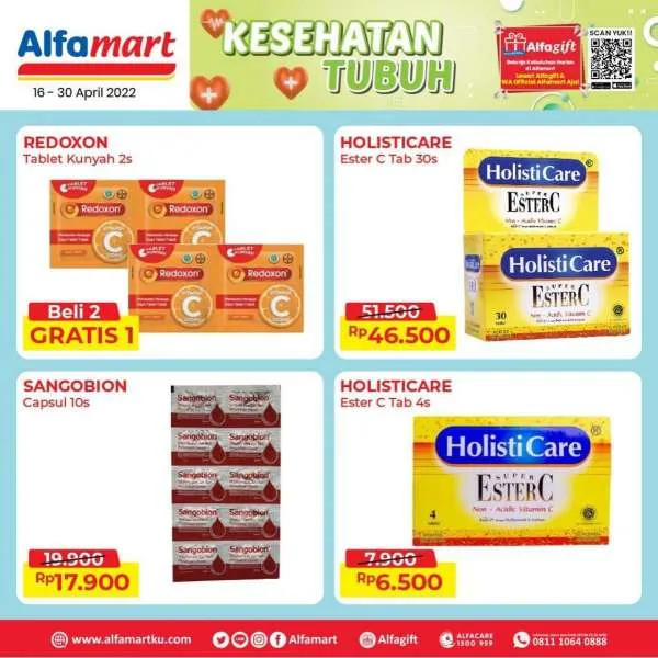 Promo Alfamart Edisi Kesehatan Tubuh Periode 16-30 April 2022