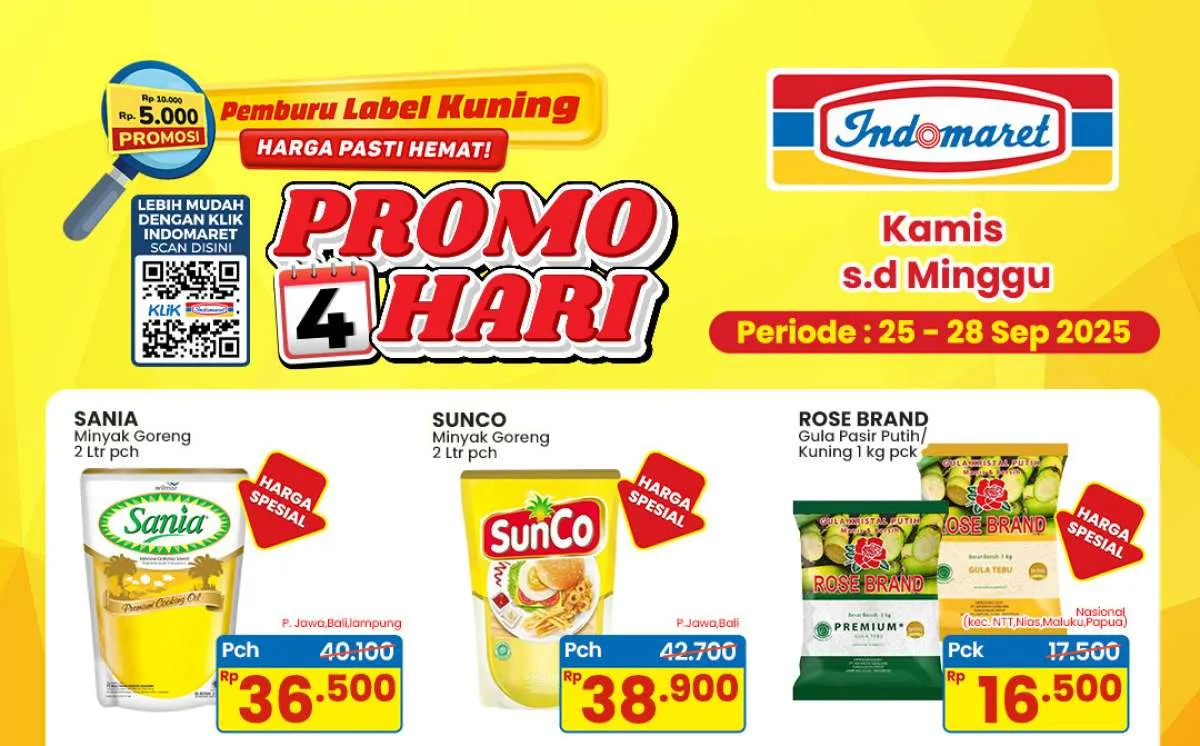 Promo Indomaret Weekend Akhir September 2025: Hemat Hingga 25%