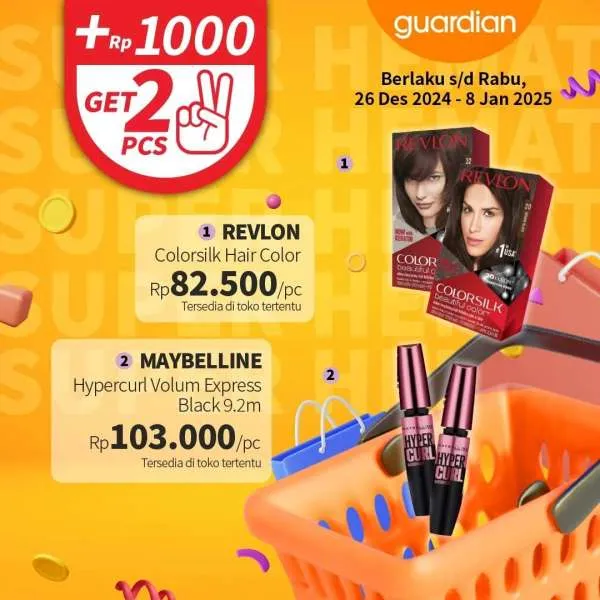 Promo Guardian Super Hemat Periode 26 Desember 2024-8 Januari 2025