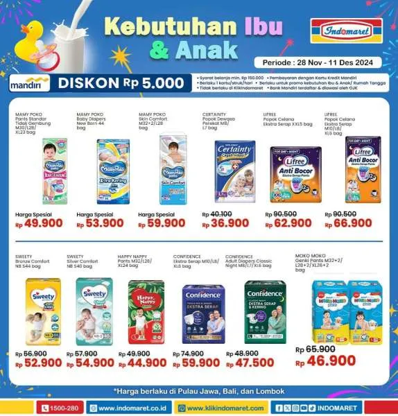 Promo Indomaret Super Hemat Periode 28 November-11 Desember 2024