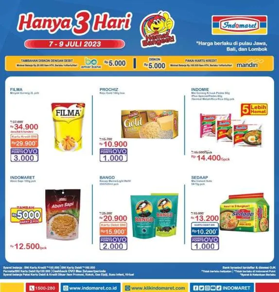 Katalog Promo JSM Indomaret Terbaru 7-9 Juli 2023, Promo Hanya 3 Hari