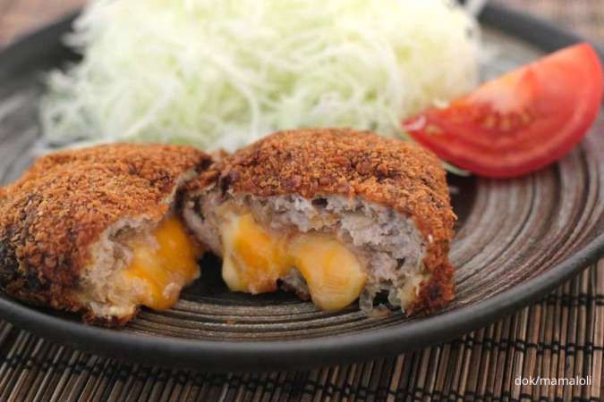 Resep Menchi Katsu Mozzarella Khas Jepang, Katsu Lezat Terbuat dari Daging Cincang