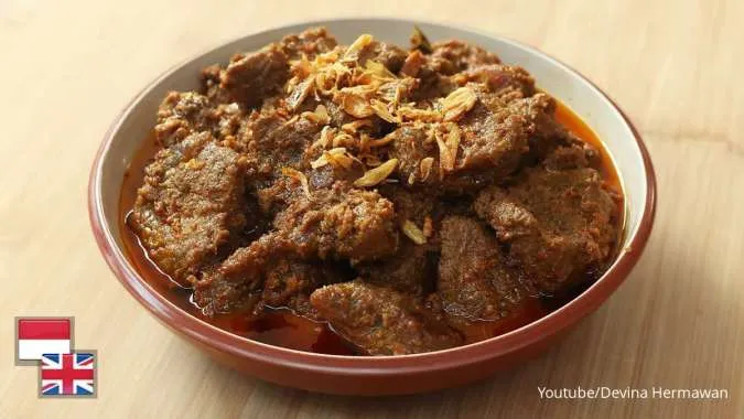 Resep Rendang Padang Spesial Lebaran: Daging Empuk Bumbu Meresap Sempurna, Coba yuk