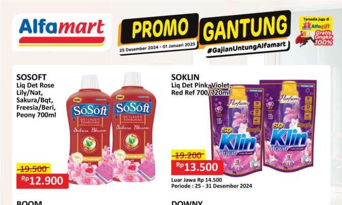 Promo Deterjen & Sabun Mandi di Alfamart-Indomaret Weekend, Diskon Besar di Superindo