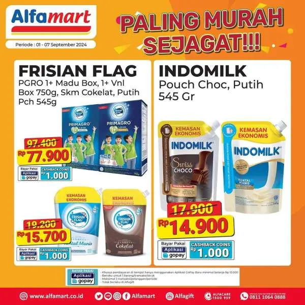 Promo Alfamart Paling Murah Sejagat Periode 1-7 September 2024