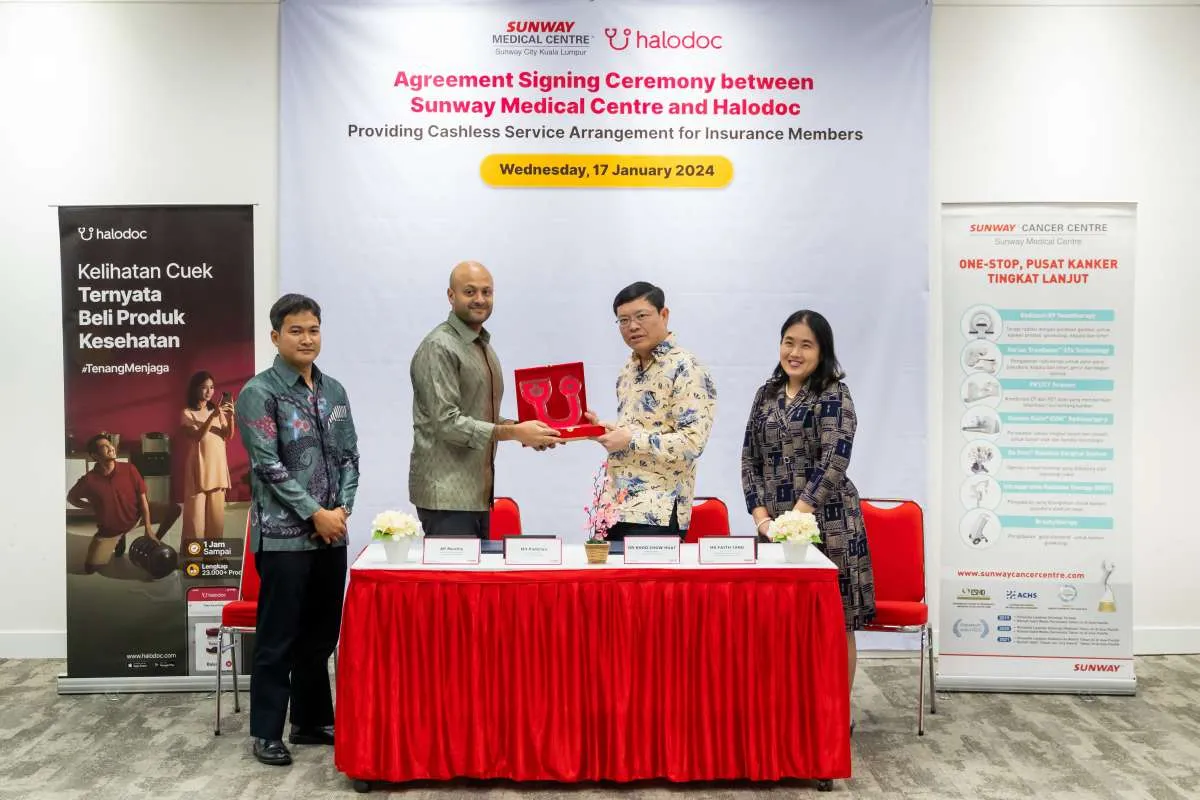 Mudahkan Pengguna Asuransi,Sunway Medical Centre&Halodoc Hadirkan Pembayaran Cashless