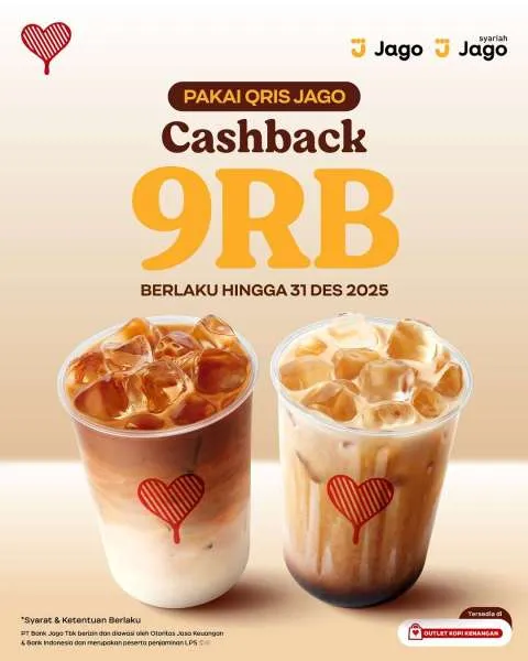 Promo Kopi Kenangan dengan Jago