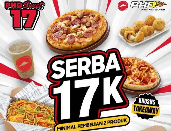 Promo PHD Sweet Seventeen sampai 27 Oktober 2024, 8 Menu Serba Rp 17.000