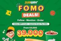 Promo Subway Akhir Januari 2023, Diskon Terbatas FOMO Deals Isi Sandwich dan Minum