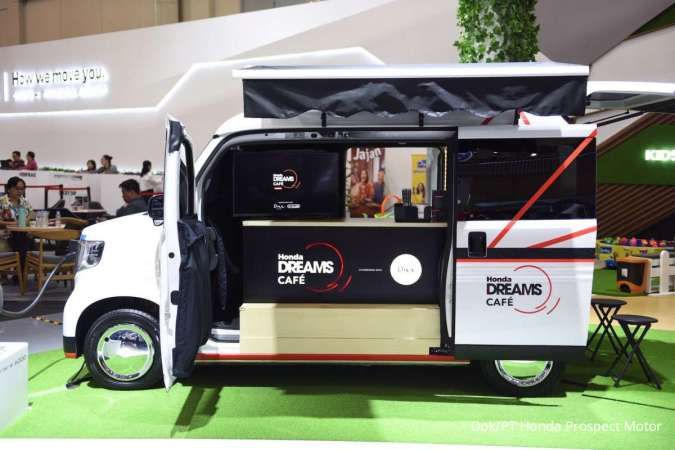 Honda Bikin Food Truck Pakai Mobil Listrik N-Van EV 