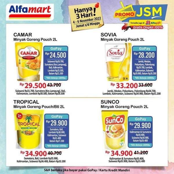 Promo JSM Alfamart 4-6 November 2022