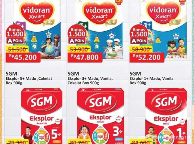 Promo JSM Alfamart Minggu 25 Mei 2025, Dapatkan Susu SGM Lebih Murah di Akhir Pekan