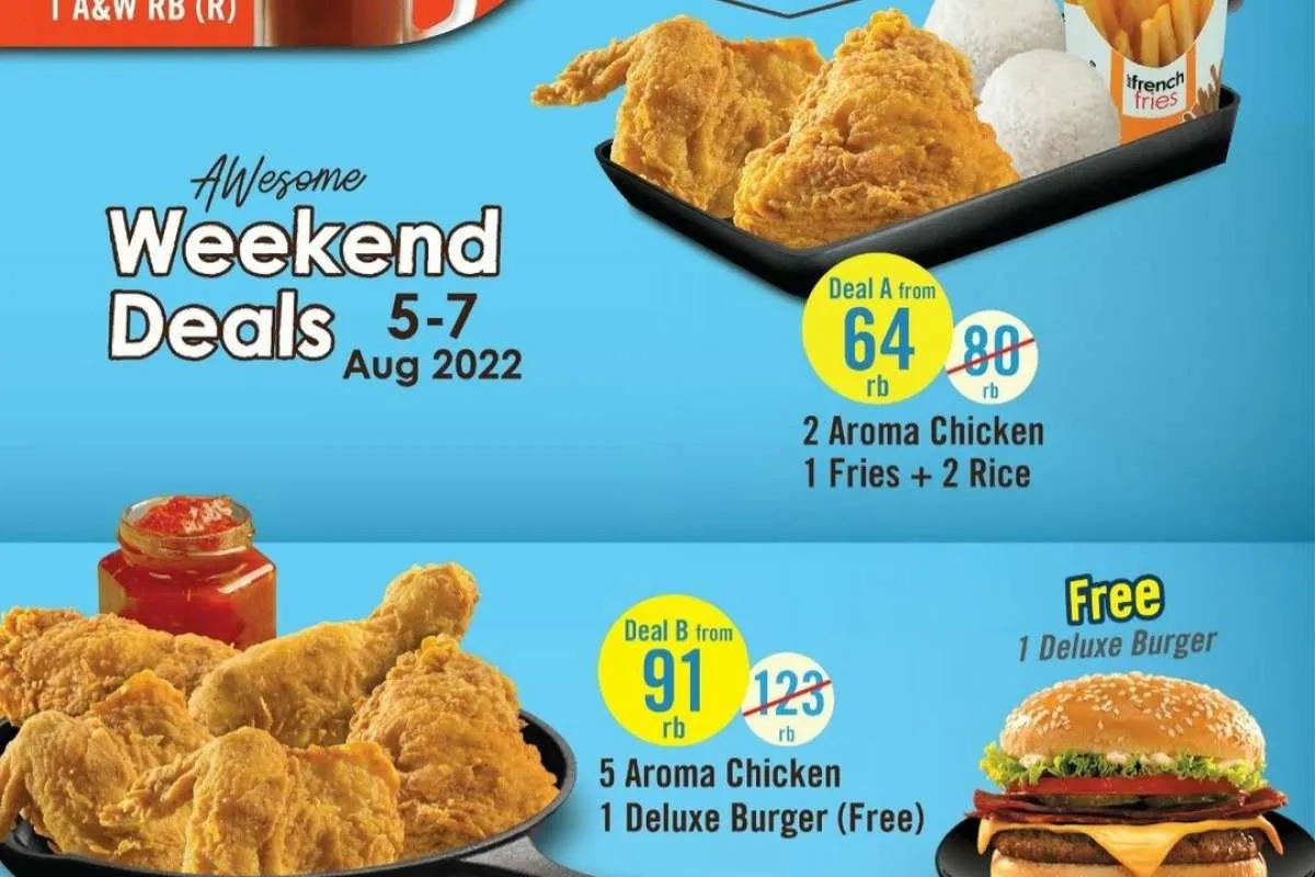 Promo AW Restoran 5-7 Agustus 2022, Paket Golden Aroma Lebih Nikmat Harga Hemat