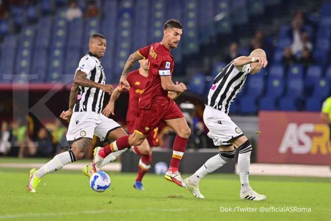 Hasil AS Roma vs Udinese di Liga Italia Serie A
