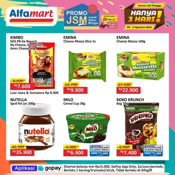 Promo JSM Alfamart Periode 9-11 Agustus 2024