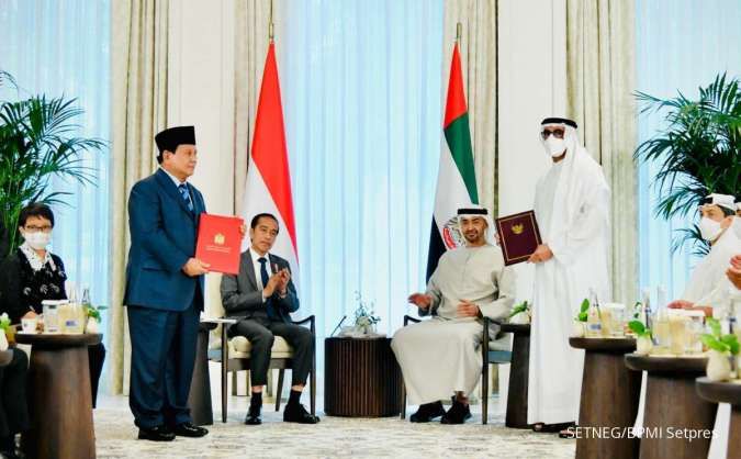 Hasil Pertemuan Prabowo dan Jokowi dengan Presiden Uni Emirat Arab