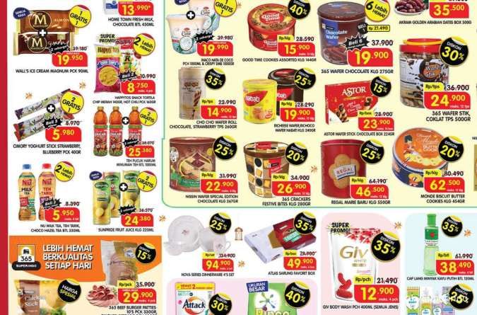 Promo JSM Superindo 14-16 Maret 2025, Es Krim Magnum & Nata De Coco Beli 1 Gratis 1