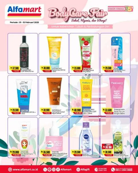 Promo Alfamart Body Care Fair Periode 1-15 Februari 2025