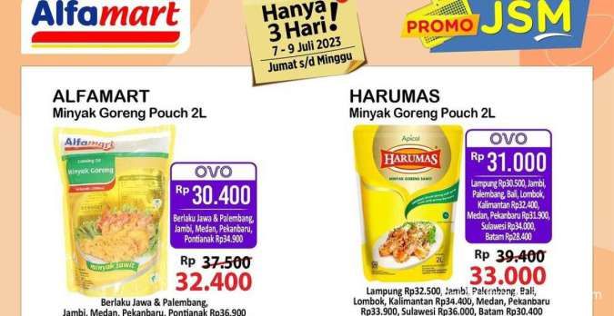 Katalog Promo JSM Alfamart Terbaru 7-9 Juli 2023, Banyak Promo Minyak Goreng