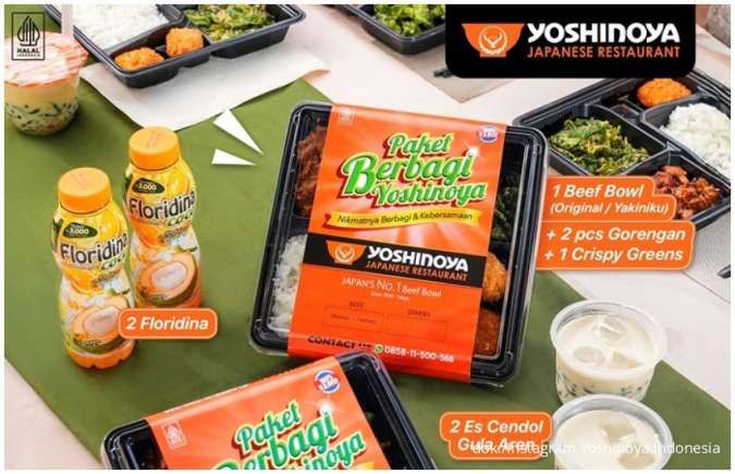 Promo Paket Berbagi Yoshinoya, Bukber di Mana Saja Lebih Hemat sampai Rp 68.000