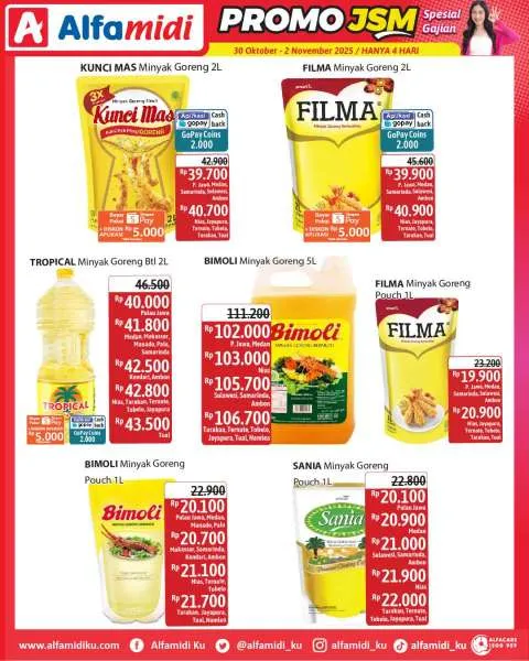 Promo JSM Alfamidi Hanya 4 Hari Periode 30 Oktober-2 November 2025