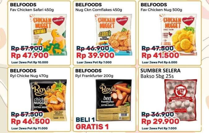Promo Alfamart Frozen Food Fair 16-31 Agustus 2025, Beli 1 Gratis 1 Sosis Belfoods Promo Alfamart Frozen Food Fair 16-31 Agustus 2025, Beli 1 Gratis 1 Sosis Belfoods