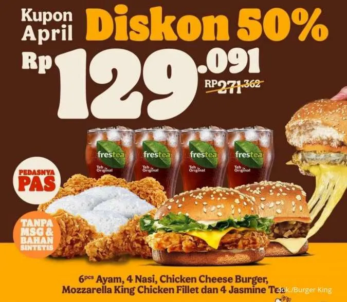 Promo Burger King Kupon April