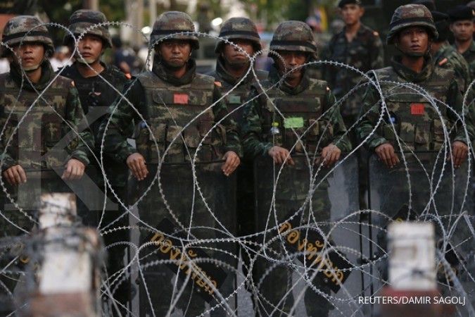 Militer Thailand akan meredam aksi protes