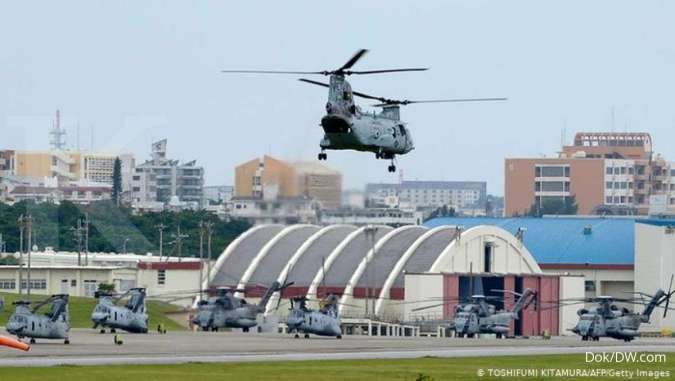 Peningkatan kasus Covid-19 di pangkalan militer AS di Okinawa picu kemarahan warga