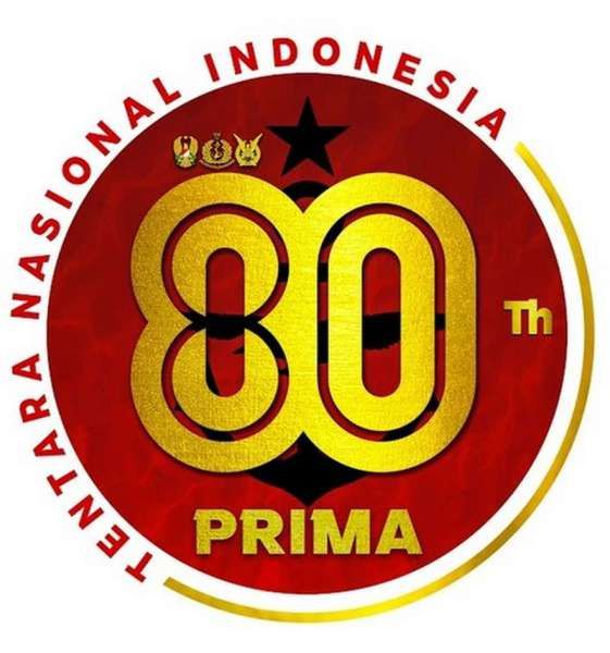Logo HUT ke-80 TNI