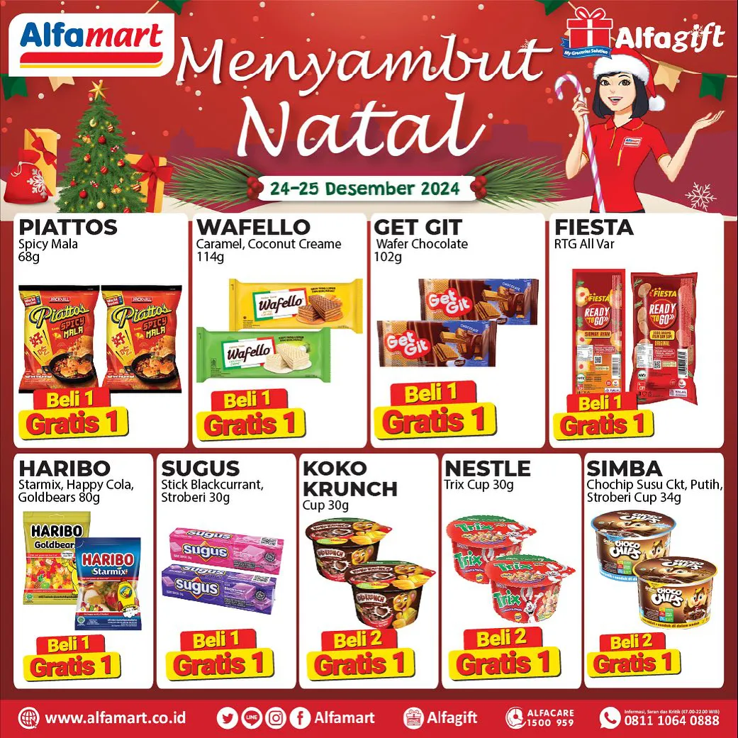 Promo Alfamart Spesial Natal Periode 24-25 Desember 2024