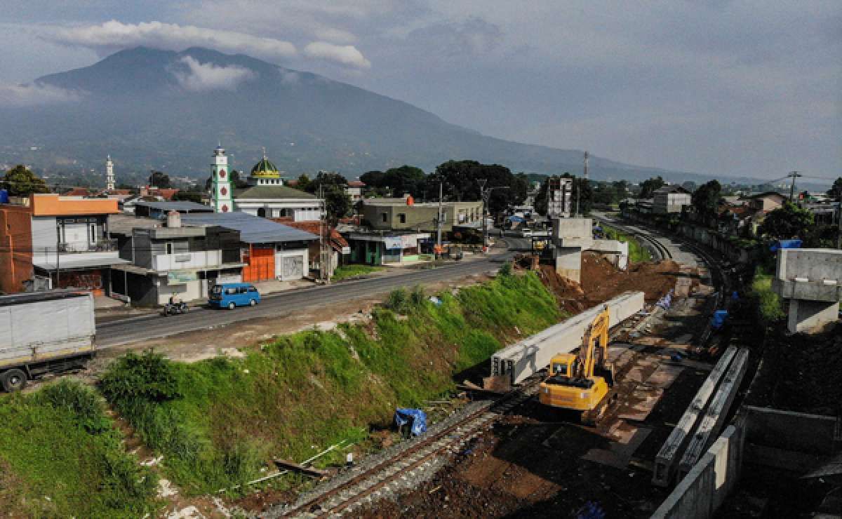 Jalur Ganda KA Bogor- Cigombong Sudah Tuntas