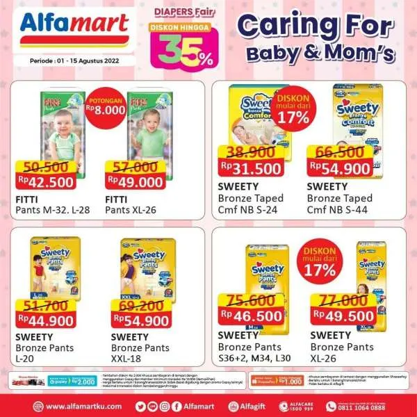 Promo Alfamart Diapers Fair Periode 1-15 Agustus 2022