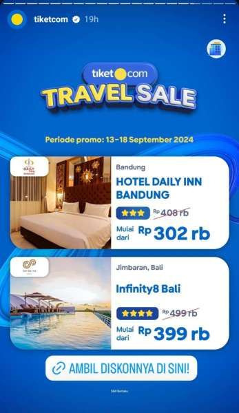 Tiket.com Travel Sale 13-18 September 2024