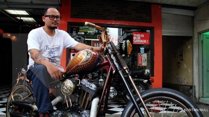 Populer hingga luar negeri berkat modifikasi moge