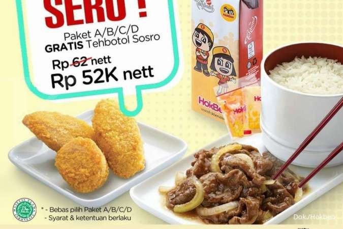 Promo Hokben 25-31 Oktober 2021, Paket Payday Seru Gratis Minum Harga Diskon 