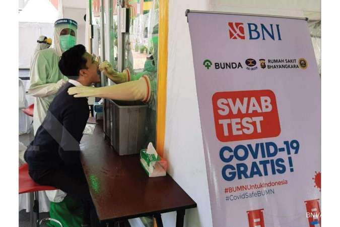 BNI Lanjutkan Program 30.000 Swab Test Gratis ke Sumatera Selatan
